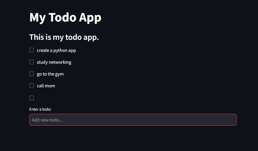 Todo App